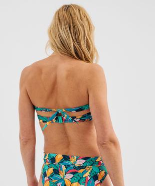 Haut de maillot de bain bandeau multiposition femme vue5 - GEMO (PLAGE) - GEMO