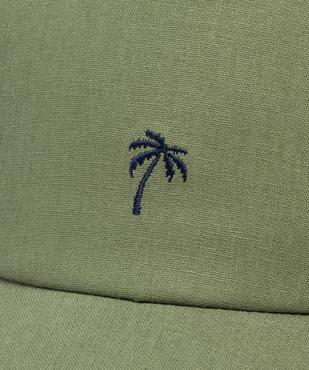 Casquette en lin et coton avec palmier brodé garçon vue3 - GEMO 4G GARCON - GEMO