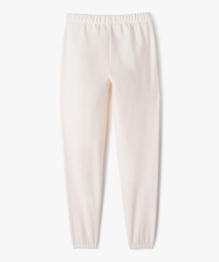 Pantalon de jogging molletonné fille vue4 - PREMIER PRIX BY GEMO - GEMO