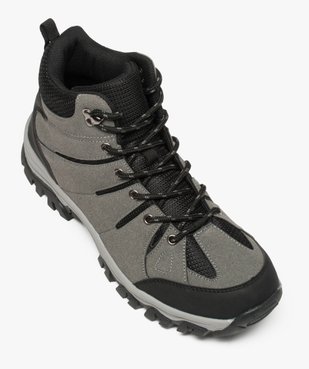 Chaussures de randonnée homme bicolores à semelle crantée  vue5 - GEMO (CASUAL) - GEMO