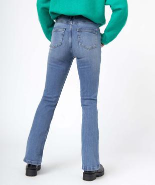 Jean femme coupe bootcut taille haute vue3 - GEMO 4G FEMME - GEMO