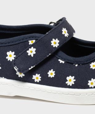 Babies en toile fleurie à scratch et bout recouvert fille - Lovely Wings vue6 - LOVELY WINGS GEMO FOR GOOD - GEMO