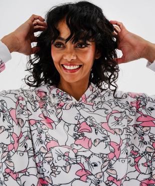 Chemise de nuit à capuche en velours motif Les Aristochats femme - Disney vue2 - DISNEY - GEMO