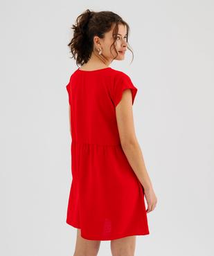 Robe courte ample recto verso femme vue3 - GEMO(FEMME PAP) - GEMO