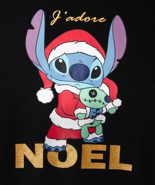 Sweat de Noël imprimé Stitch fille - Disney vue2 - LILO & STITCH - GEMO