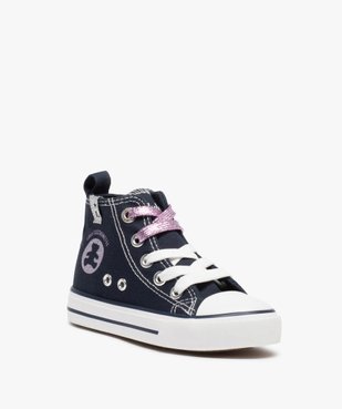 Baskets fille semi-montantes en toile - LuluCastagnette vue2 - LULU CASTAGNETT - GEMO