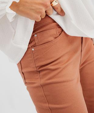 Pantalon coupe Regular taille normale femme vue2 - GEMO 4G FEMME - GEMO