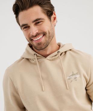 Sweat à capuche en molleton imprimé homme vue2 - GEMO (HOMME) - GEMO