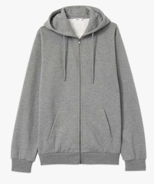 Sweat zippé à capuche homme vue6 - GEMO (HOMME) - GEMO