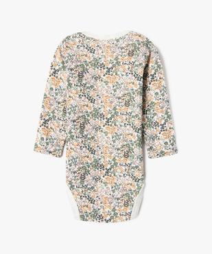 Bodies manches longues bébé fille (lot de 3) vue4 - GEMO 4G BEBE - GEMO