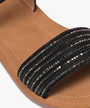 Sandales plates avec bride à strass femme - Valentina Baldano vue6 - VALENTINA BALDA - GEMO
