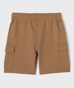 Bermuda en maille coupe cargo garçon vue4 - GEMO (ENFANT) - GEMO