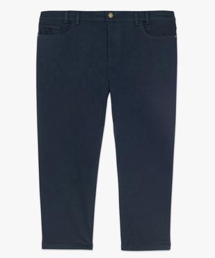 Pantacourt femme grande taille en toile extensible coupe ajustée vue4 - GEMO (G TAILLE) - GEMO