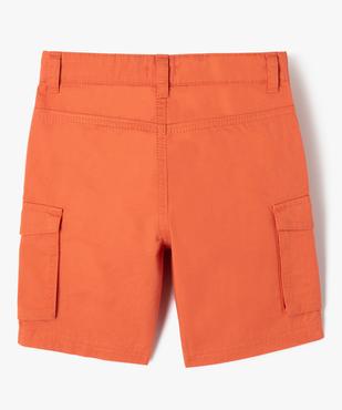 Bermuda cargo Regular en toile garçon vue4 - GEMO 4G GARCON - GEMO