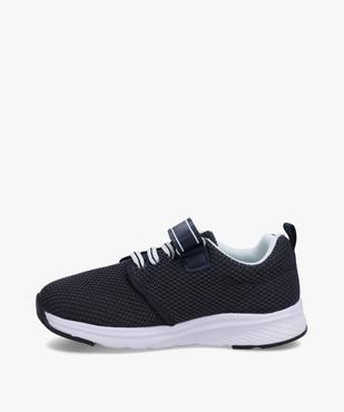 Baskets garçon running dessus maille unie - Benetton vue3 - BENETTON - GEMO