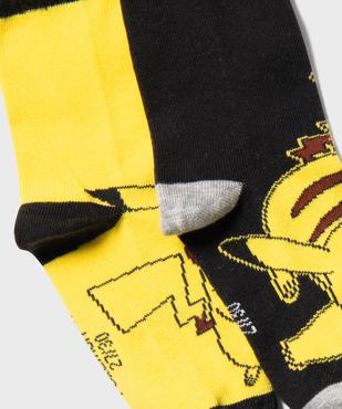 Chaussettes hautes imprimées PIkachu garçon (lot de 5) - Pokémon vue3 - POKEMON - GEMO