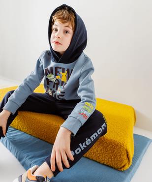 Sweat à capuche avec motifs Pokemon garçon - Pokemon vue5 - POKEMON - GEMO