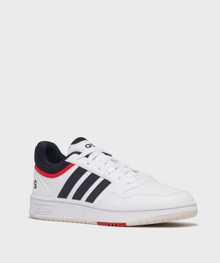 Baskets Hoops 3.0 vintage homme - Adidas vue2 - ADIDAS - GEMO