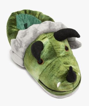 Chaussons garçon 3D en forme de dinosaure tricératops vue5 - GEMO (ENFANT) - GEMO