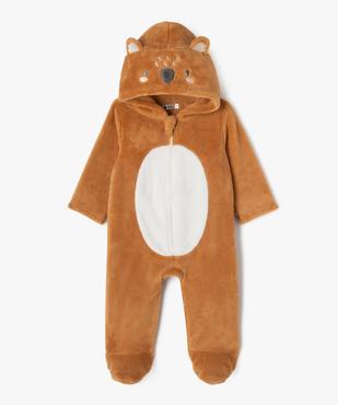 Surpyjama en maille  à capuche animée bébé vue1 - GEMO(BB COUCHE) - GEMO