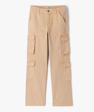 Pantalon baggy en toile denim fille - Camps United vue2 - CAMPS - GEMO