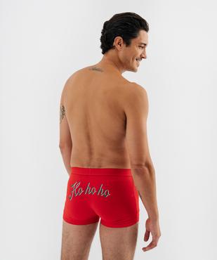 Boxer stretch de Noël homme vue3 - GEMO 4G HOMME - GEMO