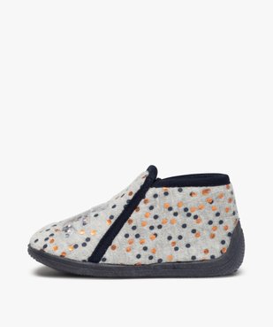 Chaussons bébé fille bottillons à pois brillants – LuluCastagnette vue3 - LULU CASTAGNETT - GEMO