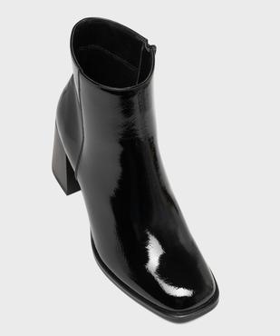 Boots à talon large et bout carré femme vue12 - FOLLOW ME - GEMO