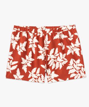 Short de pyjama imprimé en viscose femme vue10 - GEMO 4G FEMME - GEMO