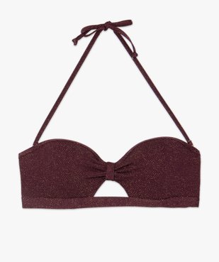 Haut de maillot de bain femme bandeau vue4 - GEMO (PLAGE) - GEMO
