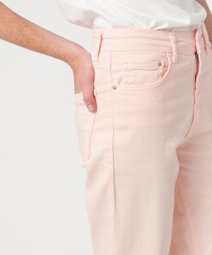 Jean femme large avec finitions franges longueur 7/8ème vue2 - GEMO(FEMME PAP) - GEMO