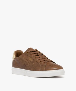 Baskets basses à lacets avec semelle contrastante homme - Lee Cooper vue3 - LEE COOPER - GEMO