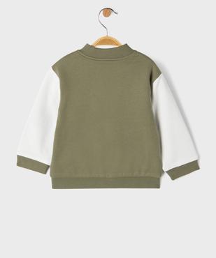 Sweat réversible imprimé dinosaures  bébé garçon vue3 - GEMO 4G BEBE - GEMO