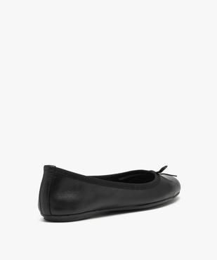 Ballerines plate dessus en cuir femme - Tanéo vue4 - TANEO - GEMO