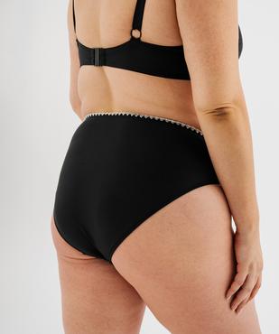 Bas de maillot de bain à finition brodée femme grande taille vue2 - GEMO (PLAGE) - GEMO
