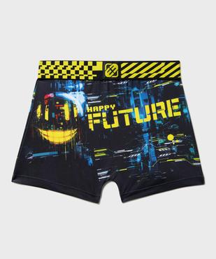 Boxer en microfibre imprimé fantaisie garçon - Freegun vue3 - FREEGUN - GEMO