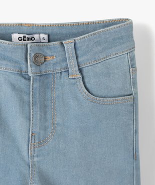 Jean fille coupe Skinny extensible vue2 - GEMO 4G FILLE - GEMO