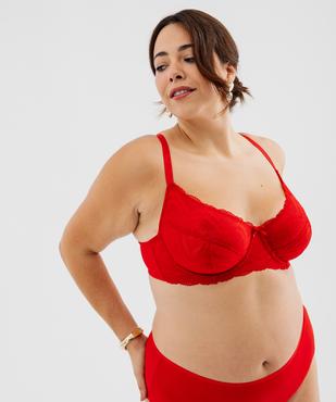 Soutien-gorge emboitant à armatures femme grande taille vue1 - GEMO(HOMWR FEM) - GEMO