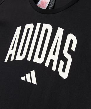 Robe tee-shirt en coton avec inscription et logo fille - Adidas vue2 - ADIDAS - GEMO