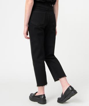 Jean femme coupe droite longueur 7/8ème vue3 - GEMO 4G FEMME - GEMO