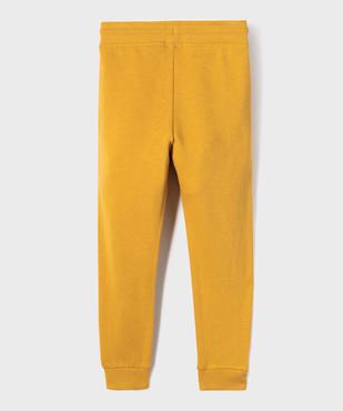 Pantalon de jogging avec intérieur molletonné garçon vue4 - GEMO (ENFANT) - GEMO