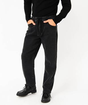 Jean Wide Leg avec taille élastique homme vue2 - GEMO 4G HOMME - GEMO