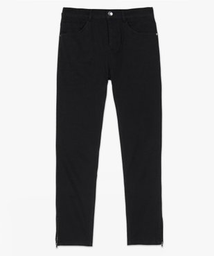 Jean femme coupe skinny 7/8ème avec bas zippés vue4 - GEMO (JEAN) - GEMO