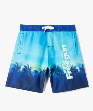 Short de surf garçon à motifs palmiers - Freegun vue1 - FREEGUN - GEMO