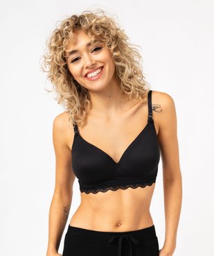 Soutien-gorge d'allaitement moulé sans armatures à dos modulable vue1 - GEMO 4G MATERN - GEMO