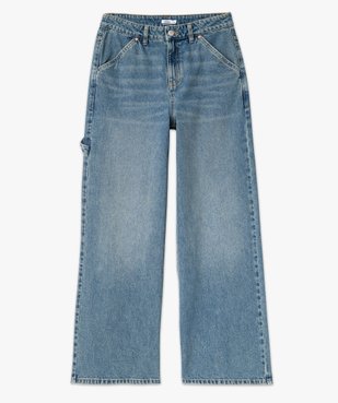 Jean wide leg délavé femme vue4 - GEMO 4G FEMME - GEMO