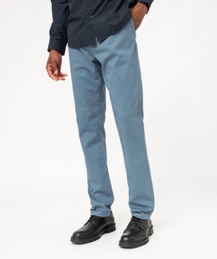 Pantalon chino coupe Slim en coton homme vue1 - GEMO 4G HOMME - GEMO