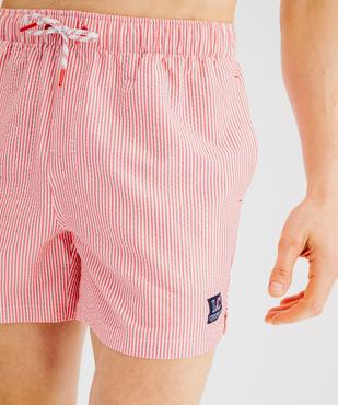 Short de bain rayé à taille élastiqué homme - LuluCastagnette vue2 - LULU CASTAGNETTE GEMO FOR GOOD - GEMO