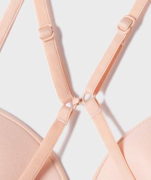 Soutien-gorge avec bonnets paddés et bretelles multipositions fille vue2 - GEMO (JUNIOR) - GEMO