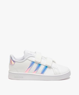 Baskets fille à scratch détails irisés – Adidas Grand Court vue1 - ADIDAS - GEMO